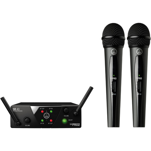 AKG WMS40 Mini US25C: Sistema inalámbrico de micrófono de mano