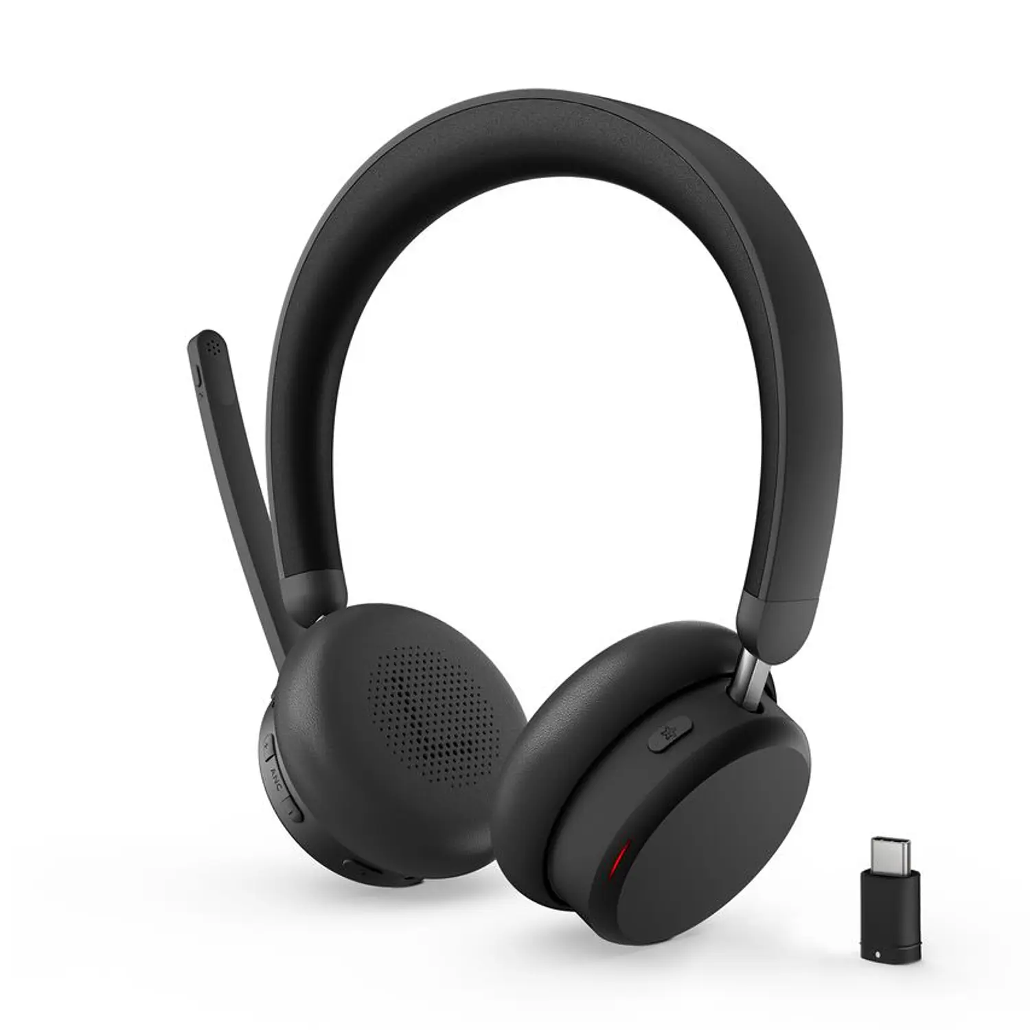 Lenovo 6550 Audífonos Inalámbricos ANC 4XD1S19777, USB-A, Bluetooth 5.3, Teams, 30h, Negro 19