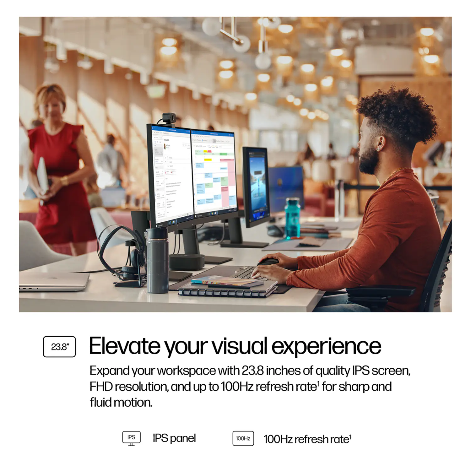 HP 324ph Monitor 23.8