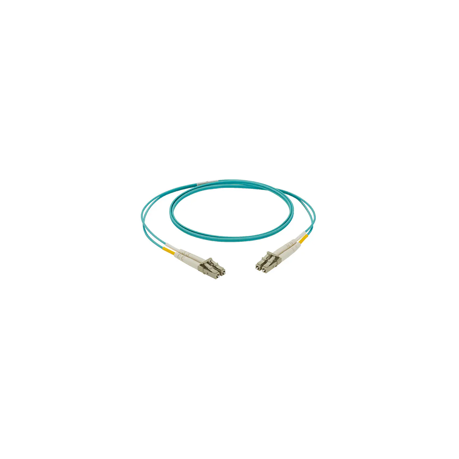 Panduit NetKey NKFPZ22RLLM002 Patch Cord Fibra OM4, LC-LC, OFNR, 2 fibras, 2 m, Aqua