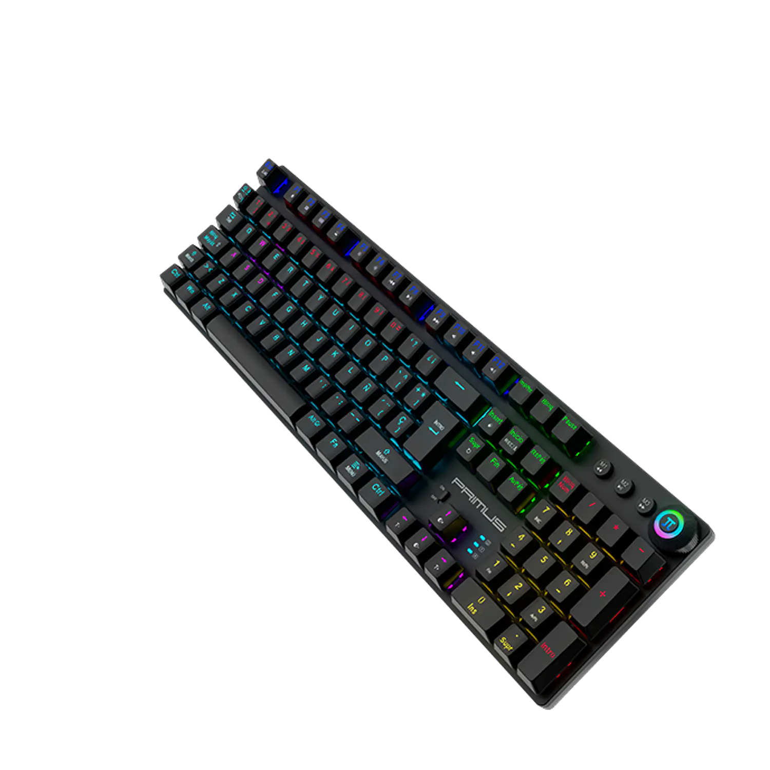 Primus Ballista 92T PKS-094S Teclado Gamer Mecánico Inalámbrico RGB, 2.4GHz, USB-C, Español, Negro 2
