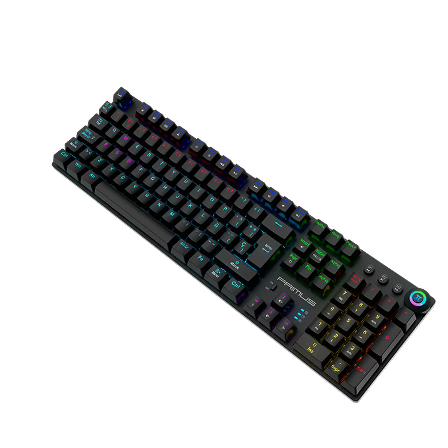 Primus Ballista 92T PKS-094S Teclado Gamer Mecánico Inalámbrico RGB, 2.4GHz, USB-C, Español, Negro 5