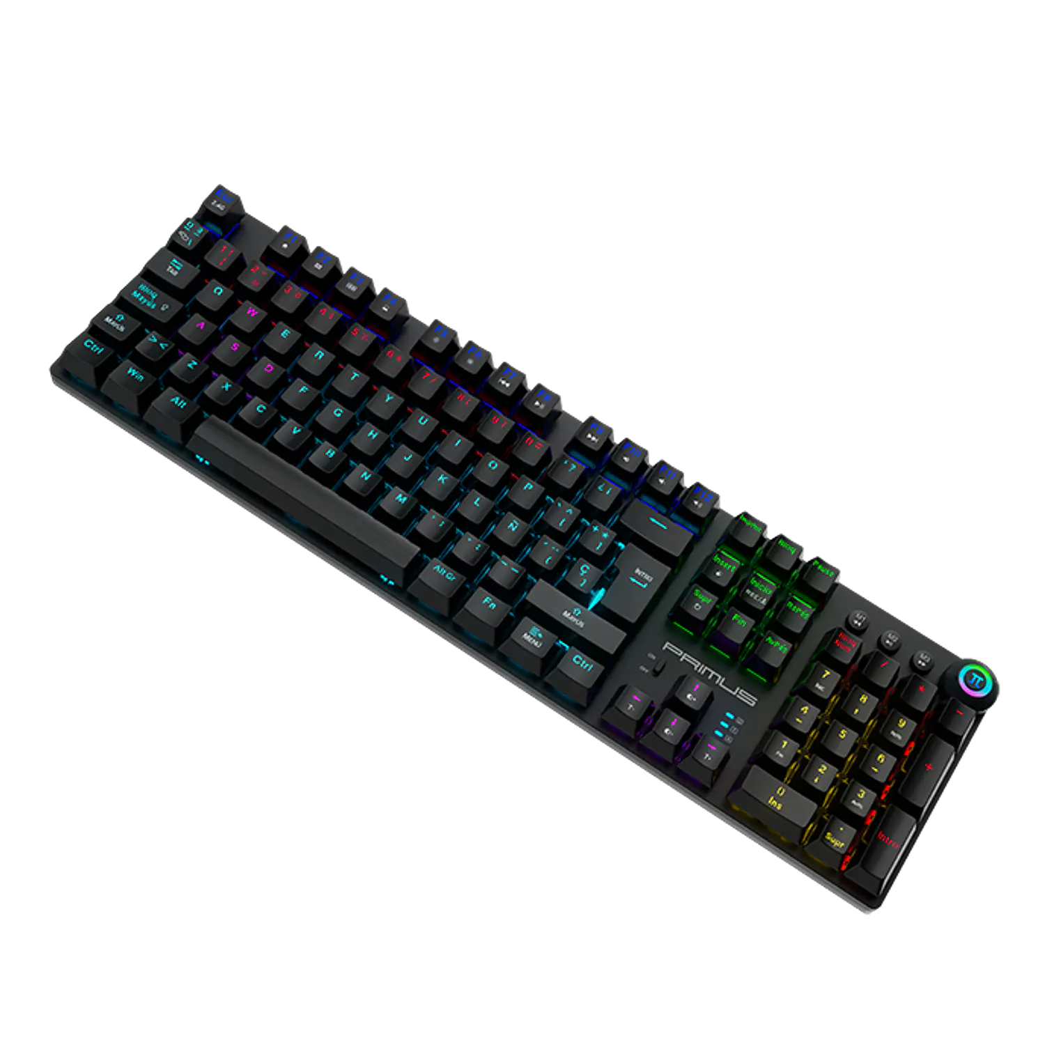 Primus Ballista 92T PKS-094S Teclado Gamer Mecánico Inalámbrico RGB, 2.4GHz, USB-C, Español, Negro 1