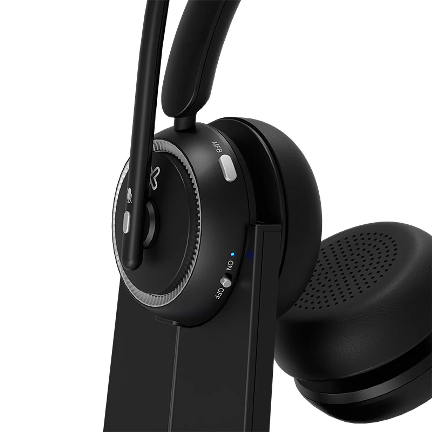 Klip Xtreme DuoCom KCH-910 Audífonos Inalámbricos Bluetooth 5.2, ENC, 70h, Base USB-C, Negro 3