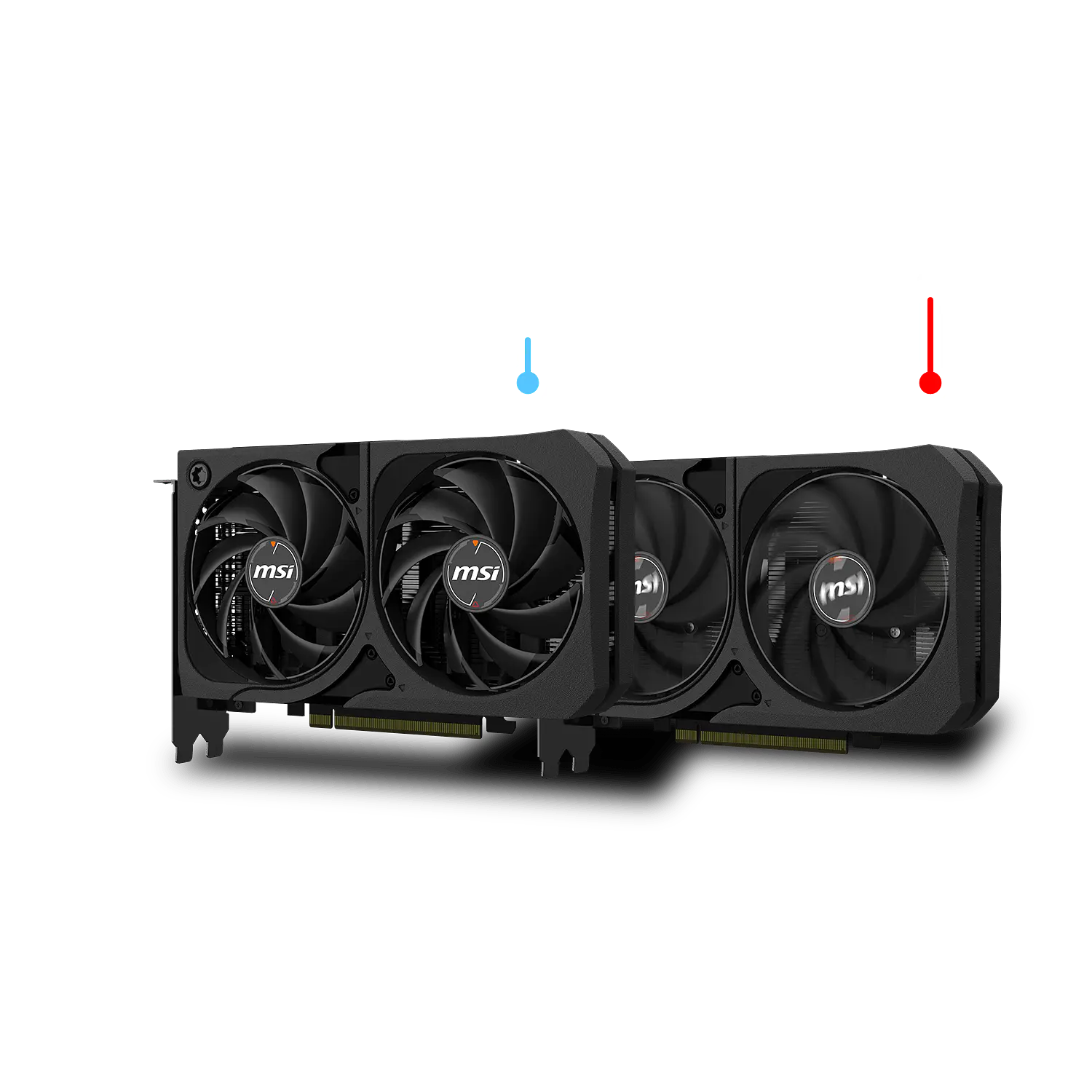 MSI GeForce RTX 5050 8G SHADOW 2X OC G5050-8S2C, 8GB GDDR6, PCIe 5.0, Negro 3