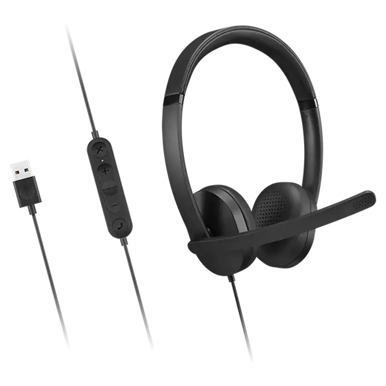 Lenovo 4XD1P83425, Audífono Con Micrófono USB-A, Alámbrico, Stereo, Gen 2, Negro 3