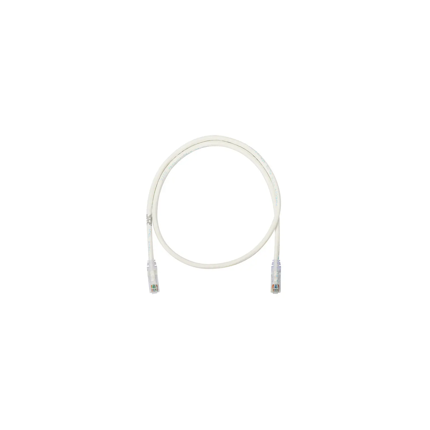 Panduit NetKey NK6APC1GY Patch Cord RJ45 Cat6A UTP 30cm, 26AWG, CM/LSZH, PoE, Gris