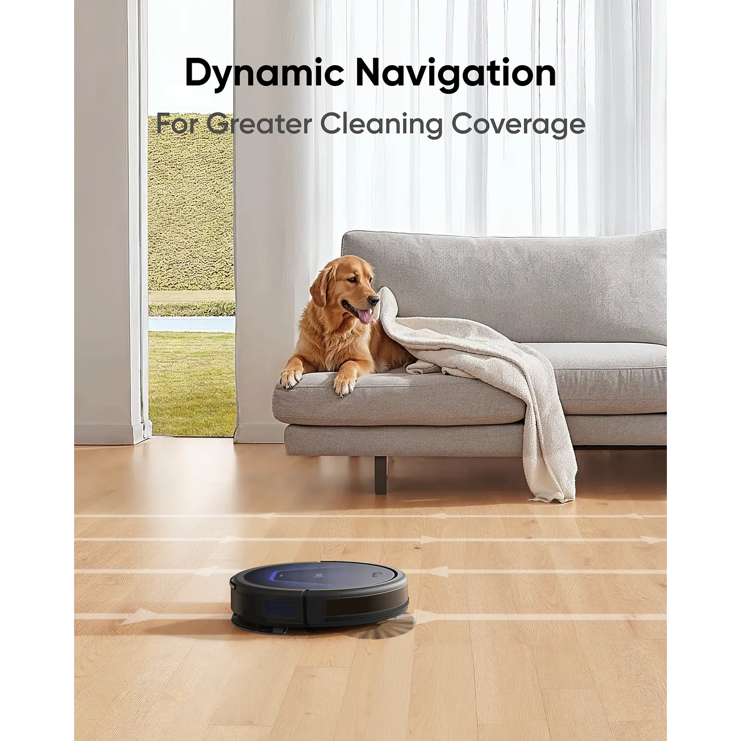 Eufy RoboVac G50 Hybrid T2212J11, Robot Aspiradora y Mopa, 4000Pa, 2.4GHz 7