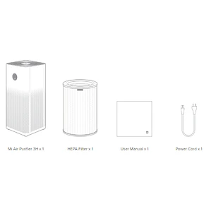 Xiaomi Mi Air Purifier 3H Purificador de Aire, HEPA H13, CADR 380 m3/h, Wi-Fi, Blanco