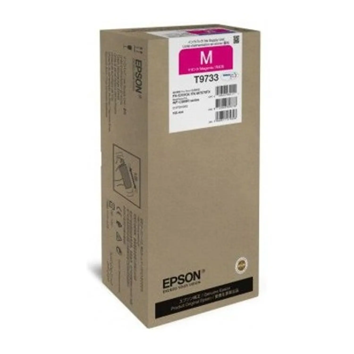 Epson T973320 Cartucho de Tinta Magenta Alta Capacidad, 22000 Páginas, WF-C869R 1