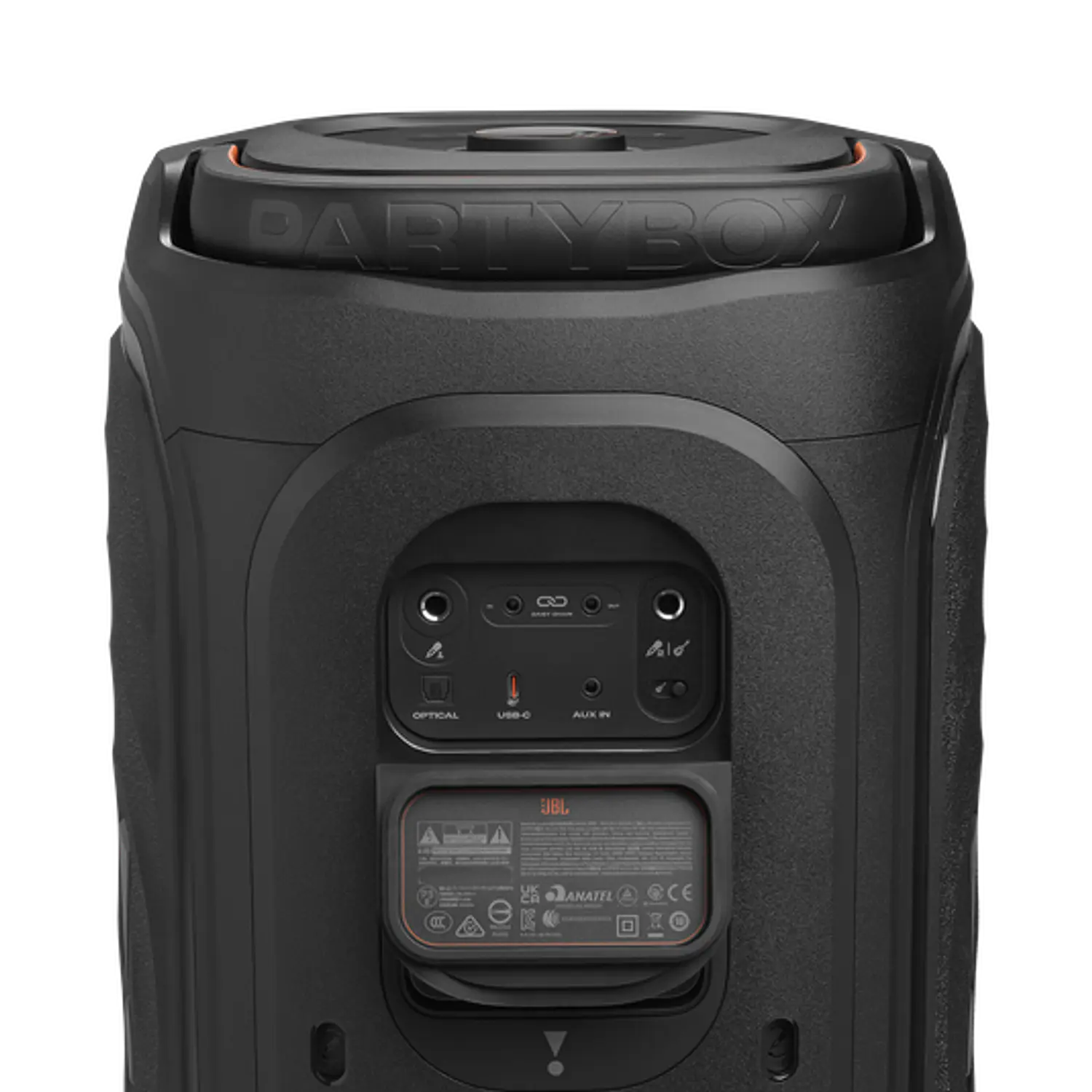 JBL PartyBox 130 Parlante Portátil Bluetooth 6.0, 200W, Auracast, IPX4, 15h, Negro 6