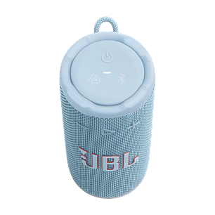 JBL Grip Parlante Portátil Bluetooth 5.4, 16W, Auracast, IP68, Luz Ambiental, Azul Claro
