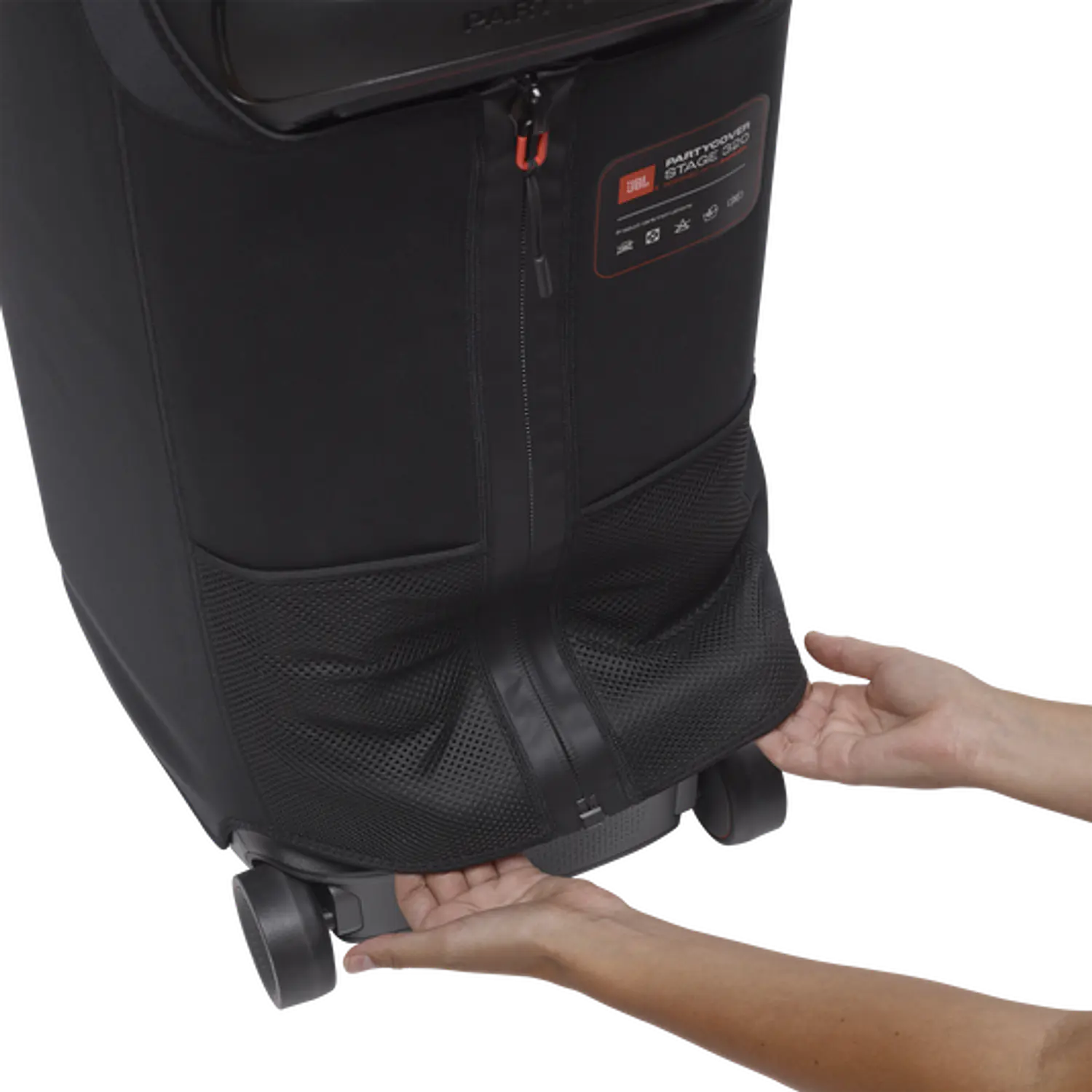 JBL PartyCover Stage 320 Funda Protectora PartyBox Stage 320, Polvo, Rayaduras, Plegable, Negra 8