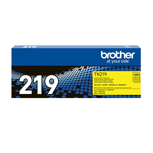 Brother TN219Y, Tóner Amarillo Estándar, 1.200 Páginas