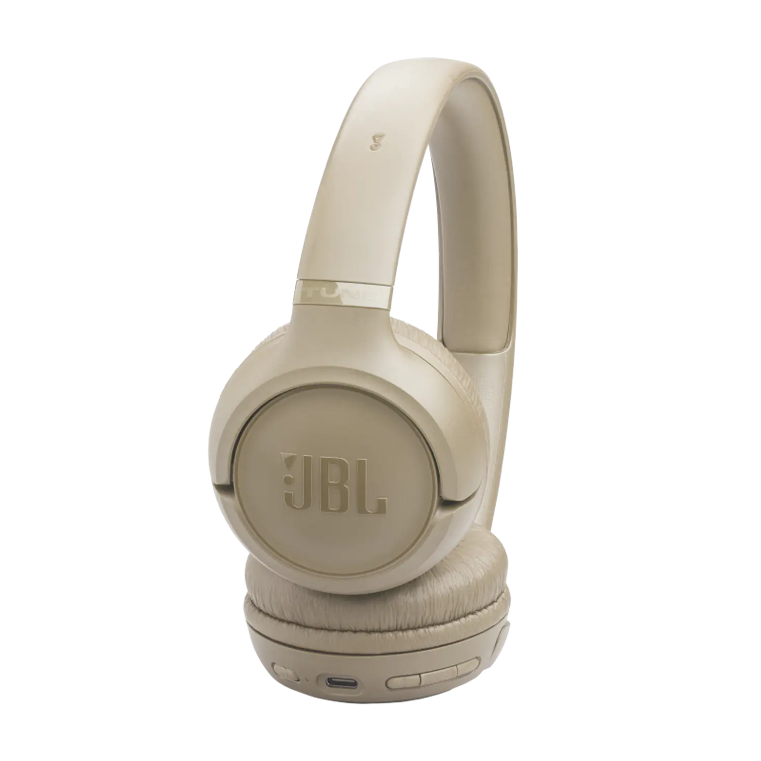 JBL Tune 530BT Audifonos On-Ear Bluetooth 6.0, Pure Bass, 2 Mic, 76 h, Plegables, Beige 4