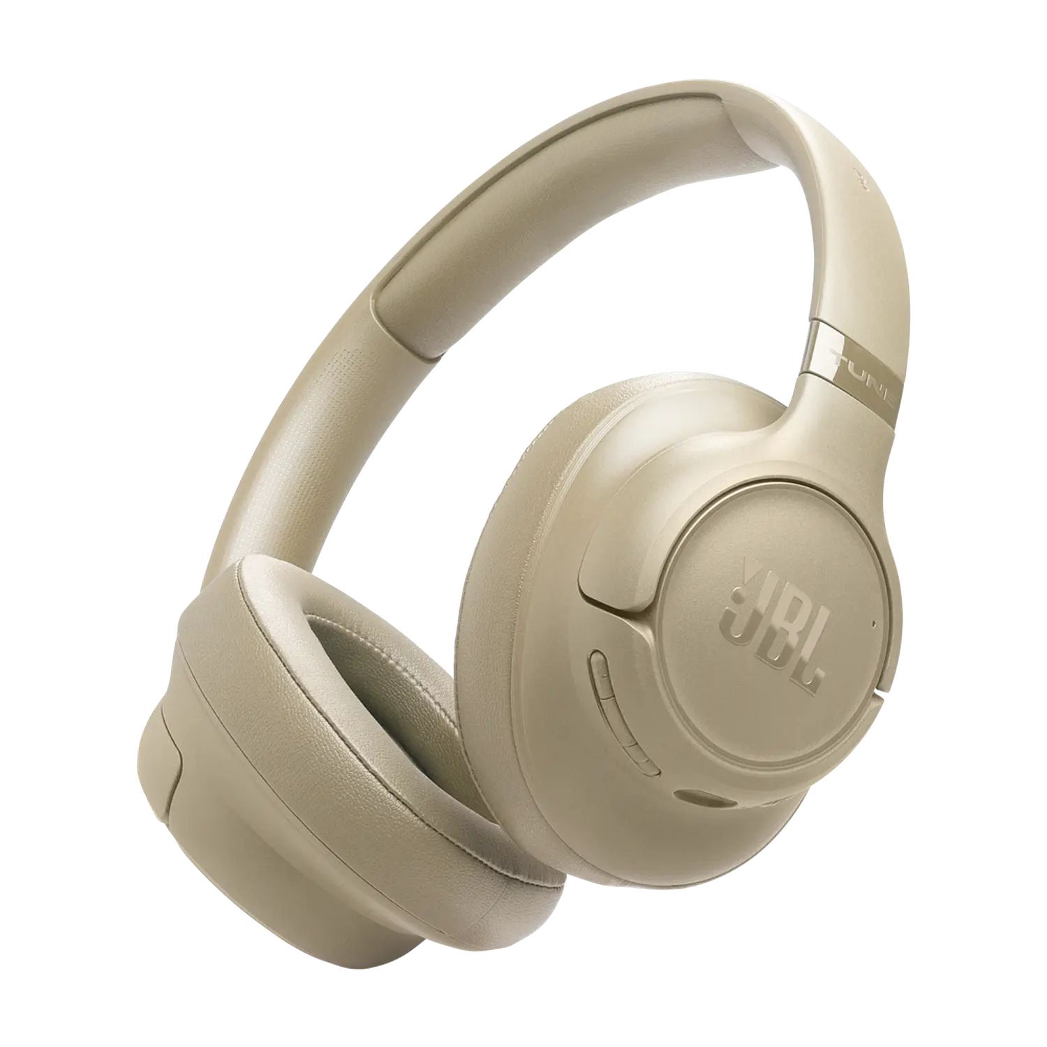 JBL Tune 730BT Audifonos Over-Ear Bluetooth 6.0, Pure Bass, 2 Mic, 76 h, Plegable, Multipunto, Beige 1