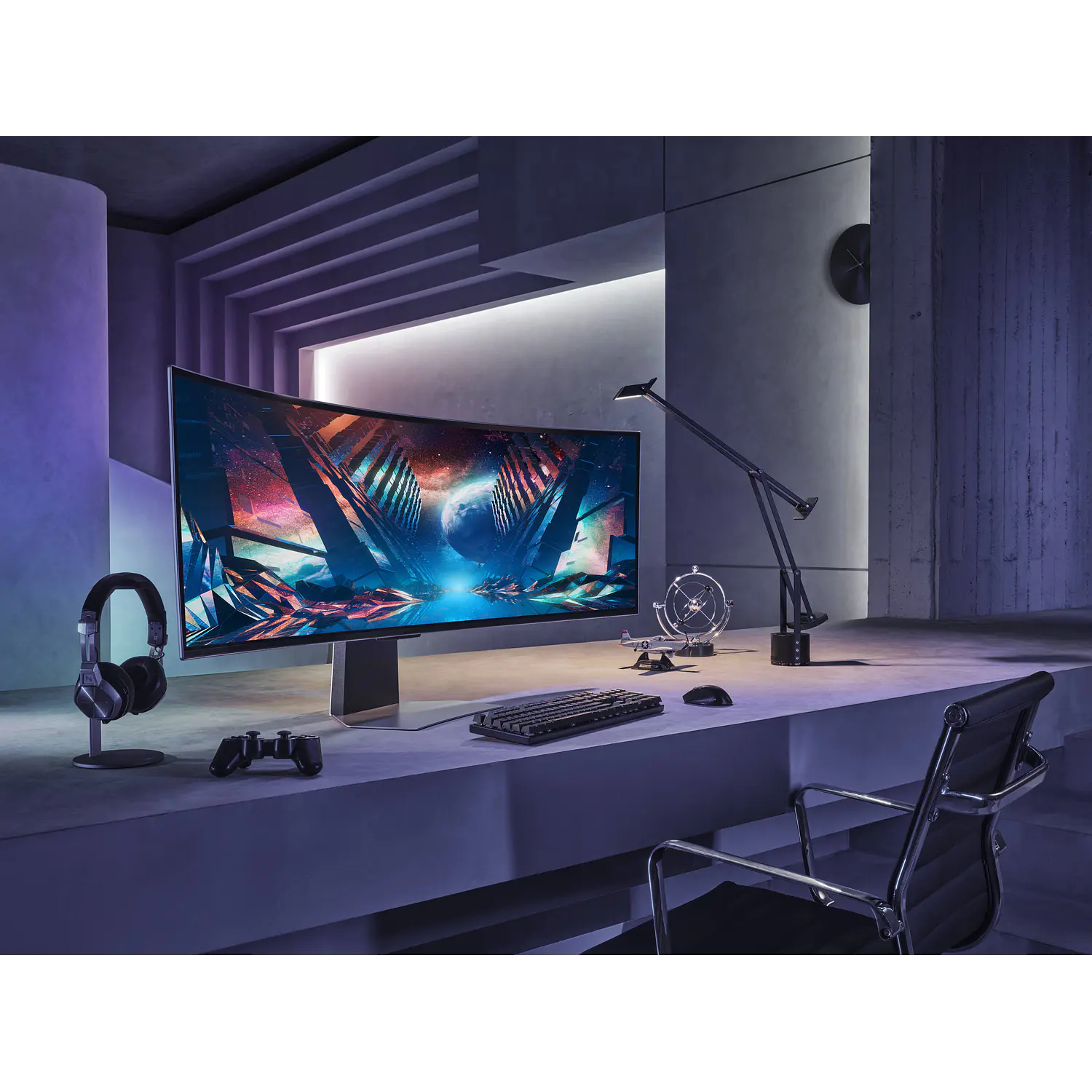 Samsung Odyssey OLED G9 G95SD Monitor Gamer 49, DQHD OLED, Curvo, 240Hz, 0.03ms 1