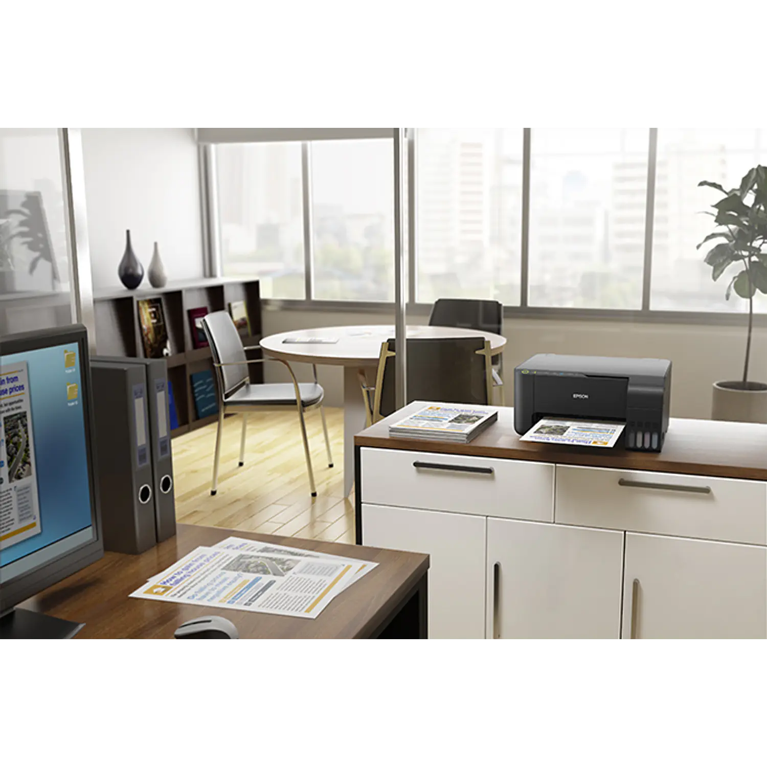 Epson EcoTank L1350 Impresora Color A4 Wi-Fi, 11 ipm, 5760 x 1440 dpi, Tanques Recargables 6