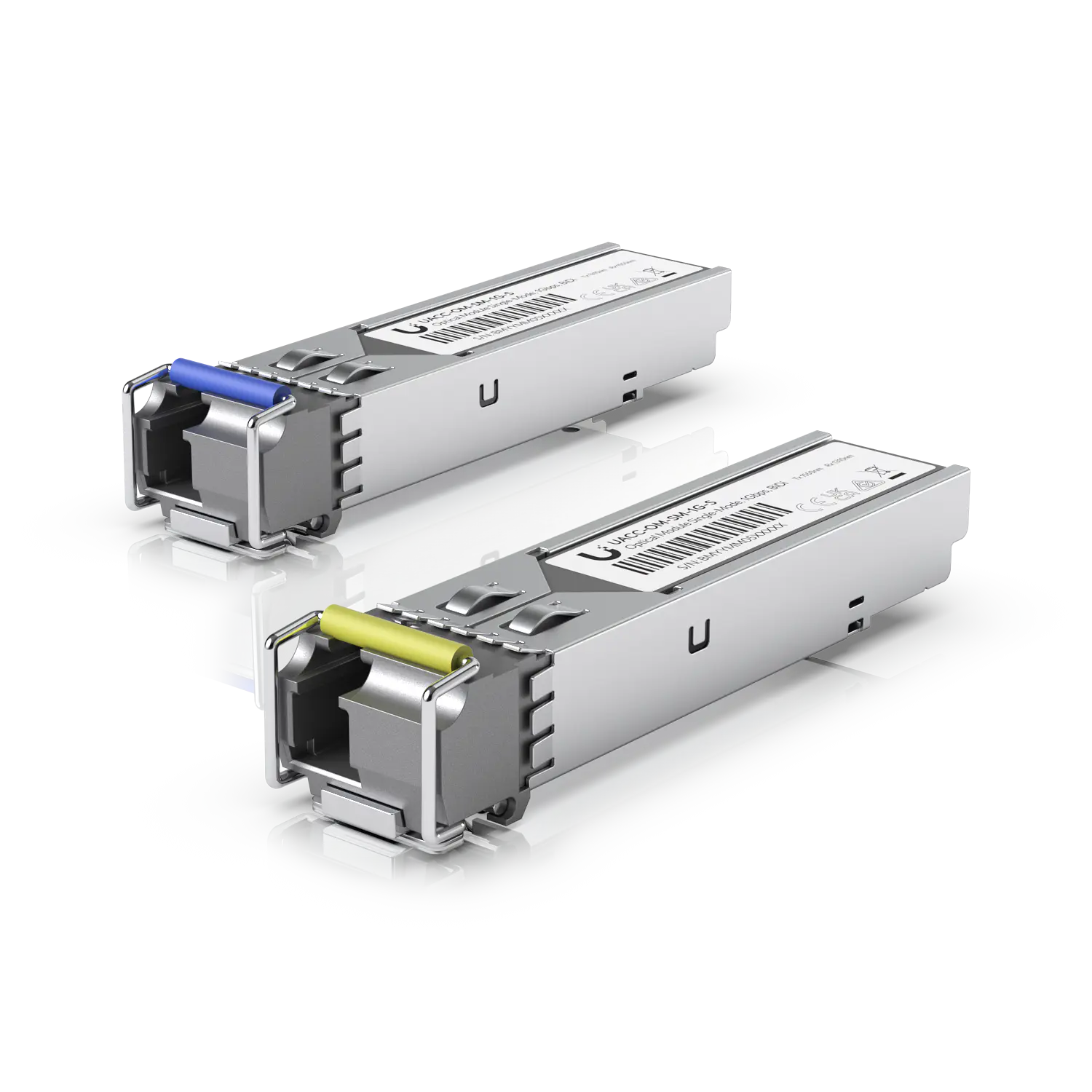 Ubiquiti UniFi UACC-OM-SM-1G-S-2 Módulo SFP BiDi 1Gbps, Monomodo, LC UPC, 3km, Pack 2, 0.66W 1
