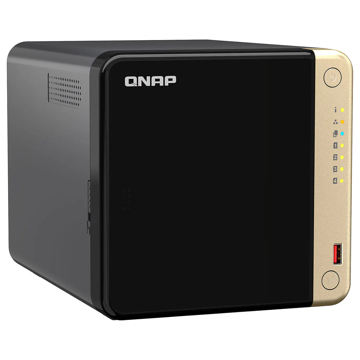 QNAP TS-464-8G-US NAS Torre 4 Bahias, Celeron N5095, 8GB DDR4, 2x 2.5GbE, M.2 NVMe 2