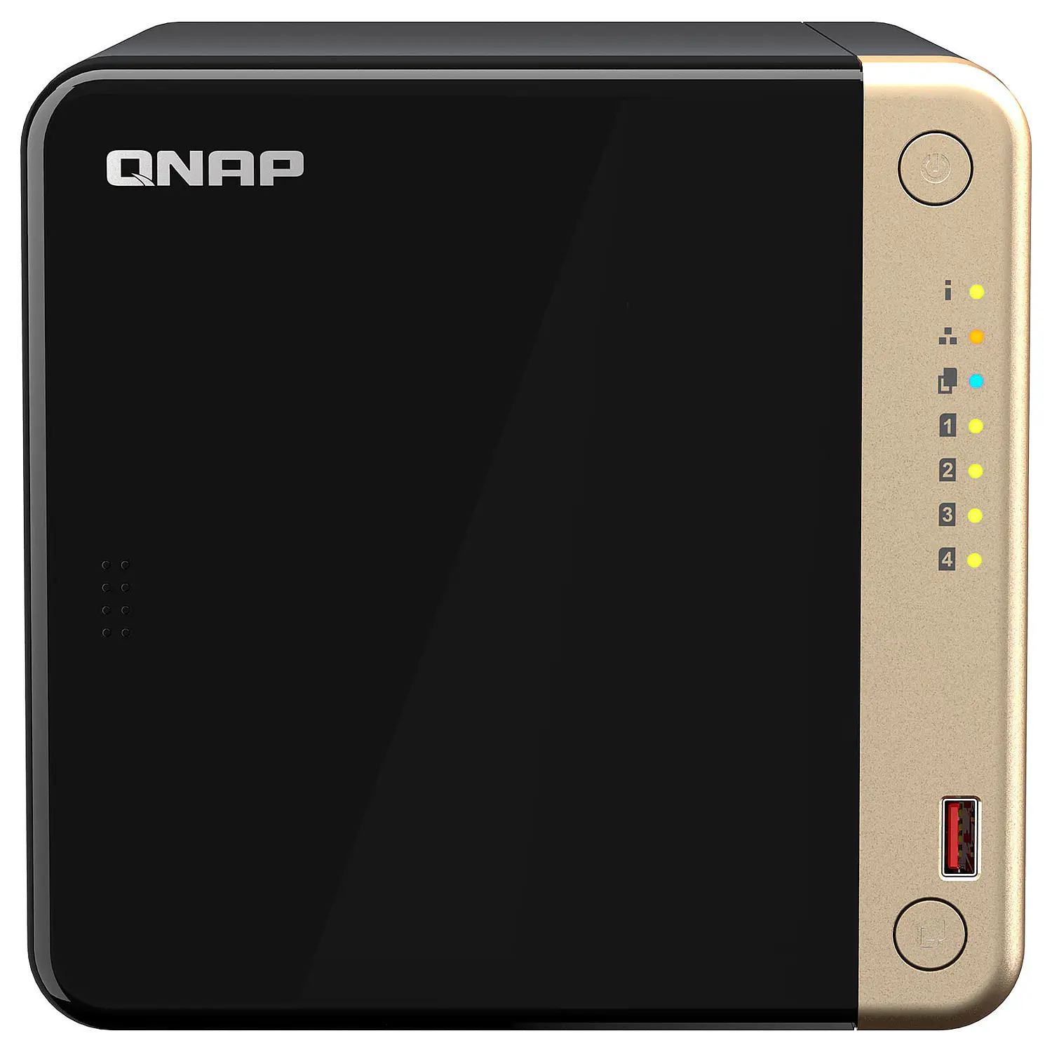 QNAP TS-464-8G-US NAS Torre 4 Bahias, Celeron N5095, 8GB DDR4, 2x 2.5GbE, M.2 NVMe 3