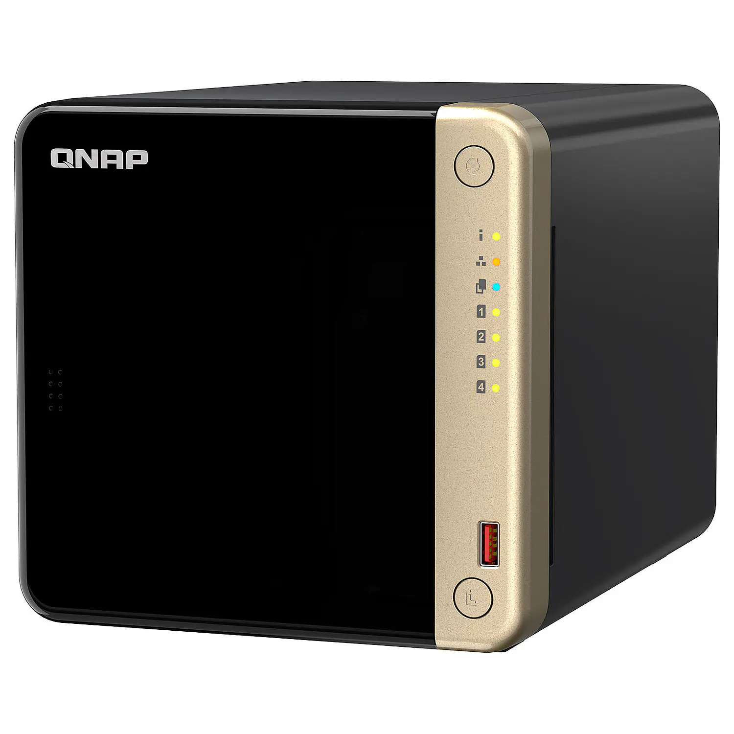 QNAP TS-464-8G-US NAS Torre 4 Bahias, Celeron N5095, 8GB DDR4, 2x 2.5GbE, M.2 NVMe 4