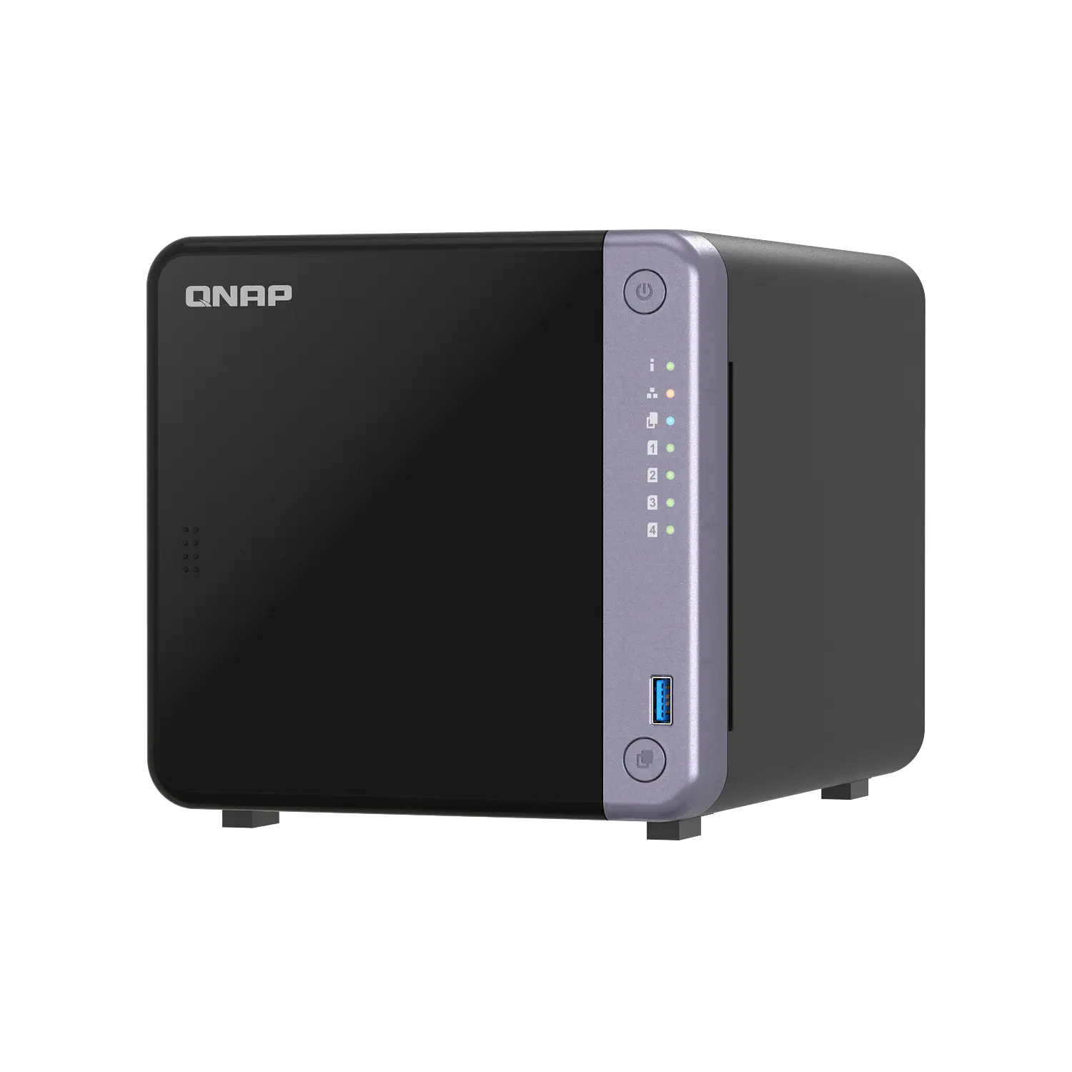 QNAP TS-432X-4G-US NAS Torre 4 Bahías, AL524 Quad-Core, 4GB DDR4, 10GbE SFP+, 2.5GbE, PCIe 2