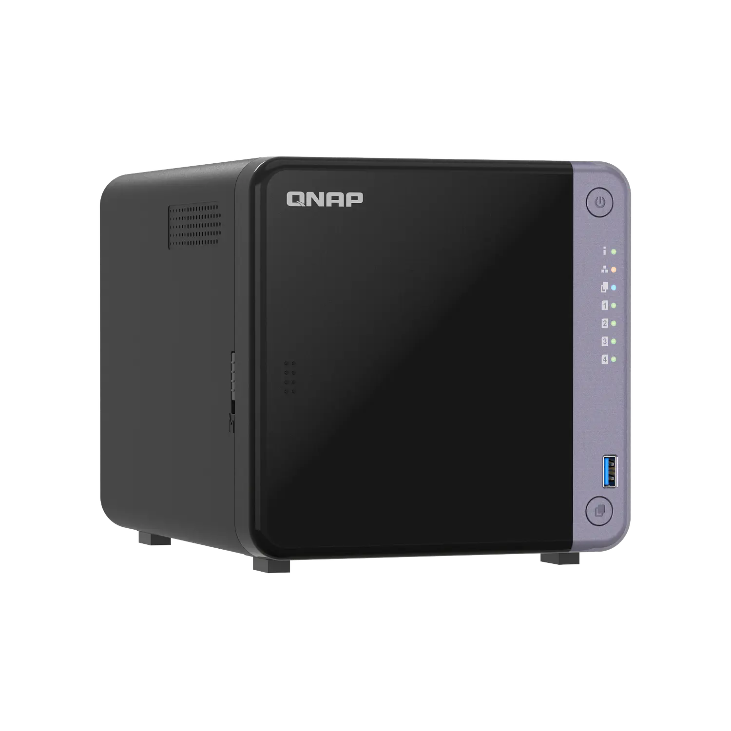 QNAP TS-432X-4G-US NAS Torre 4 Bahías, AL524 Quad-Core, 4GB DDR4, 10GbE SFP+, 2.5GbE, PCIe 3