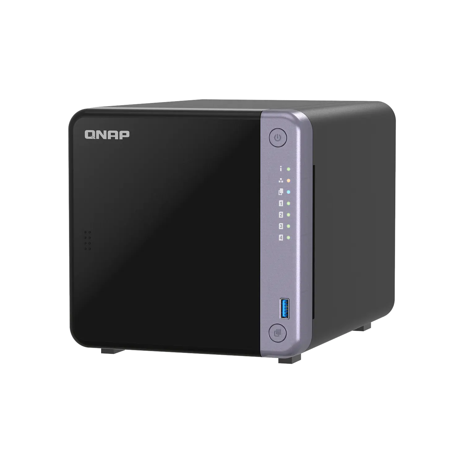 QNAP TS-432X-4G-US NAS Torre 4 Bahías, AL524 Quad-Core, 4GB DDR4, 10GbE SFP+, 2.5GbE, PCIe 5