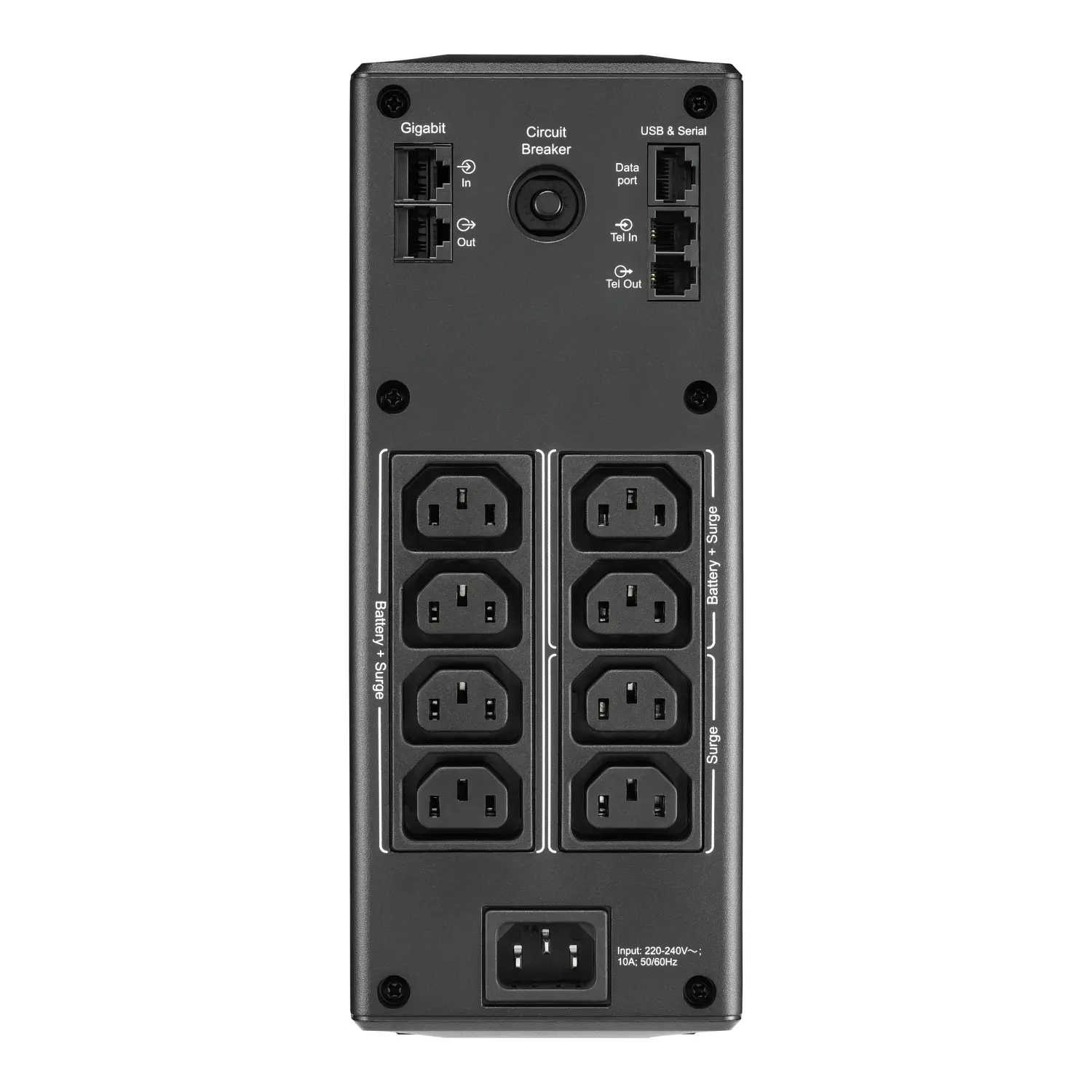 APC Back-UPS Pro BR900MI UPS Line Interactive 900VA/540W, Torre, 230V, 6 IEC C13, AVR, LCD 4