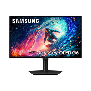 Samsung Odyssey OLED G6 G61SH Monitor Gamer 27, QHD QD-OLED, 240Hz, 0.03ms, Negro