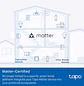 TP-Link Tapo P125M 1-Pack, Enchufe Wi-Fi Matter, Monitoreo Energía, Blanco - Miniatura 3
