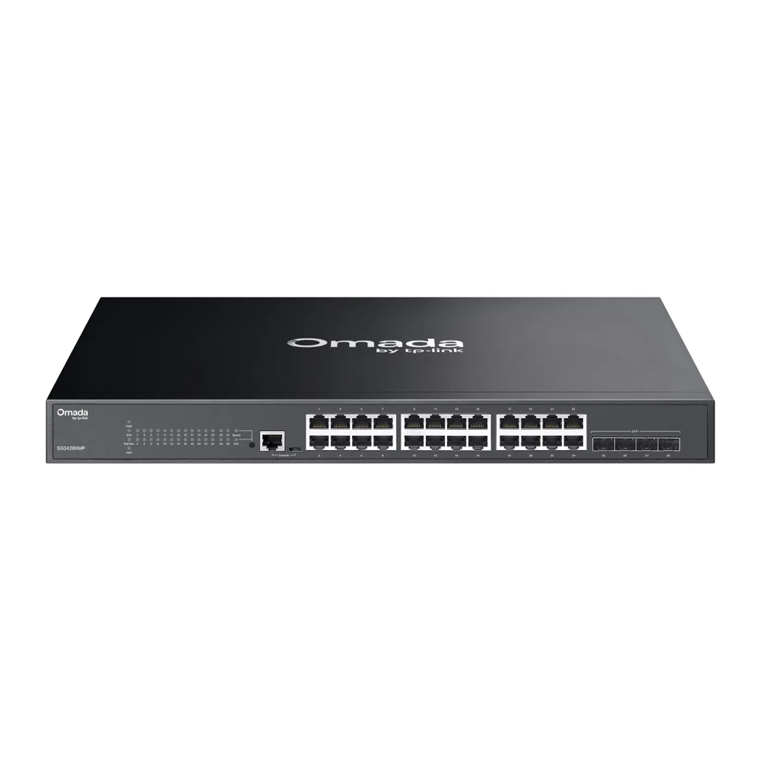 TP-Link Omada SG3428XMP, Switch L2+ 24 Puertos PoE+, 4 SFP+ 10G, 384 W 1