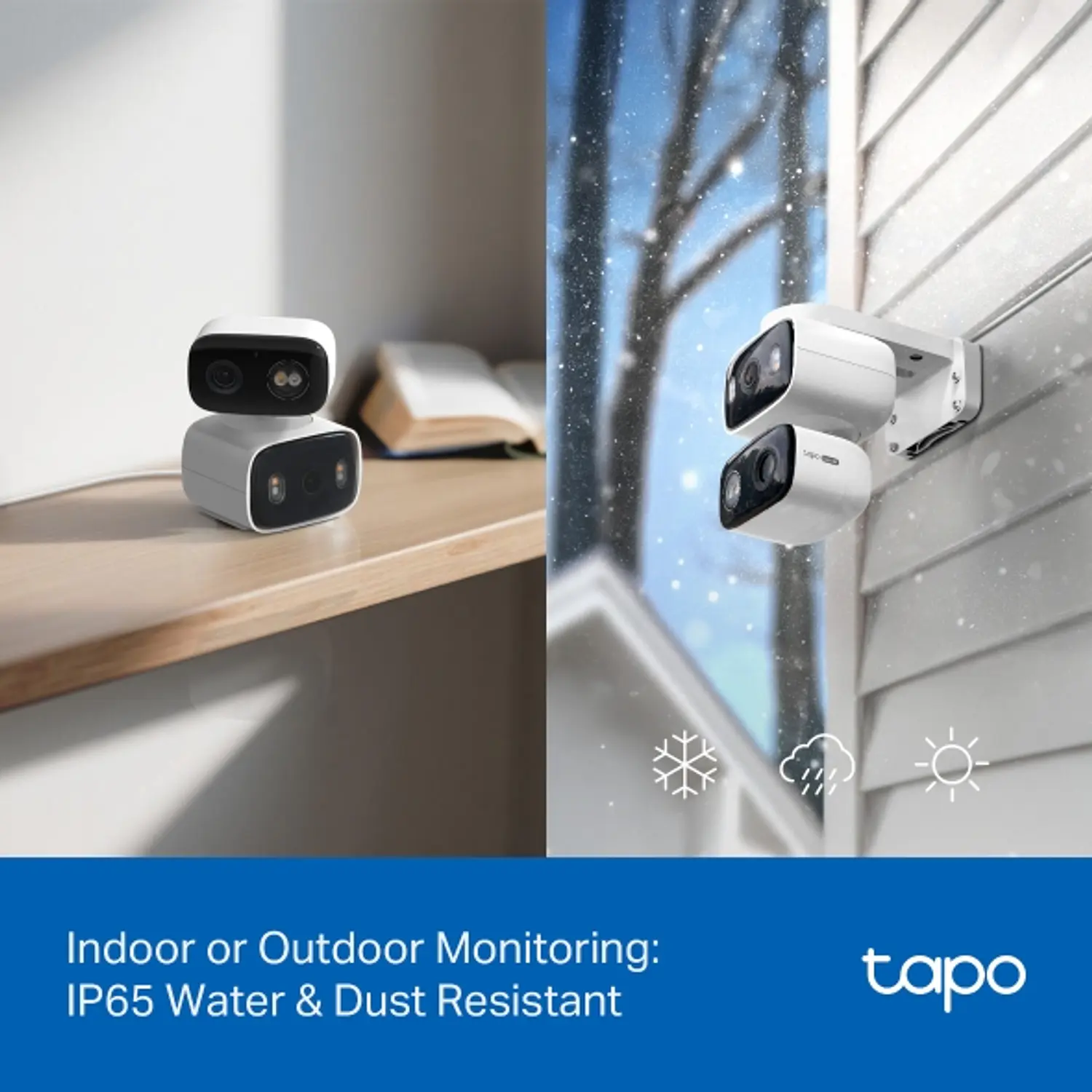 TP-Link Tapo C246D Cámara Seguridad Wi-Fi 2K Dual Lens, Interior/Exterior, Pan/Tilt, IP65 13