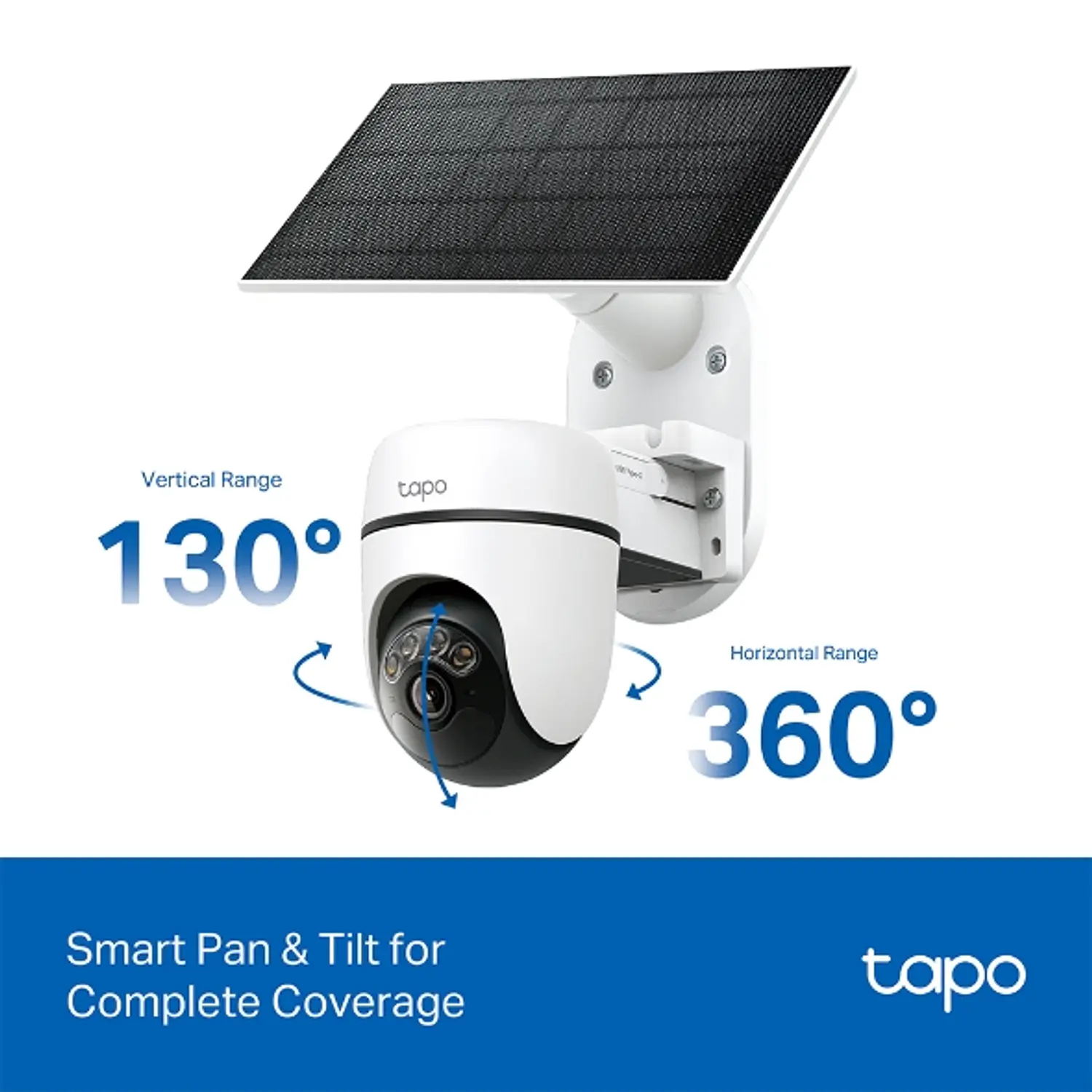 TP-Link Tapo C610 Kit, Cámara Wi-Fi Solar 2K 3MP, Giro 360°, IP65, microSD 8