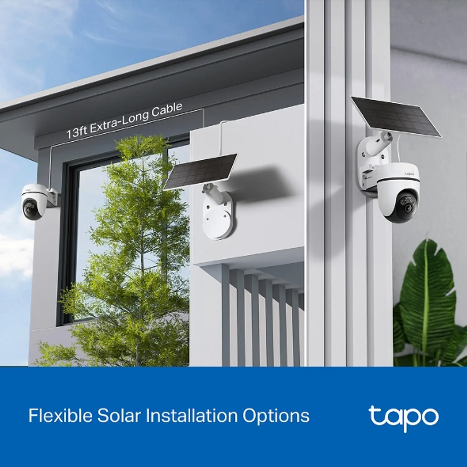 TP-Link Tapo C610 Kit, Cámara Wi-Fi Solar 2K 3MP, Giro 360°, IP65, microSD 12