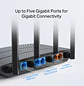 TP-Link Omada ER605W Router VPN Gigabit Wi-Fi AC1350, 5 Puertos, Multi-WAN, 4 Antenas - Miniatura 6