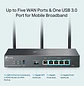TP-Link Omada ER706W Router VPN Gigabit Wi-Fi 6 AX3000, 6 Puertos, SFP, Multi-WAN - Miniatura 6