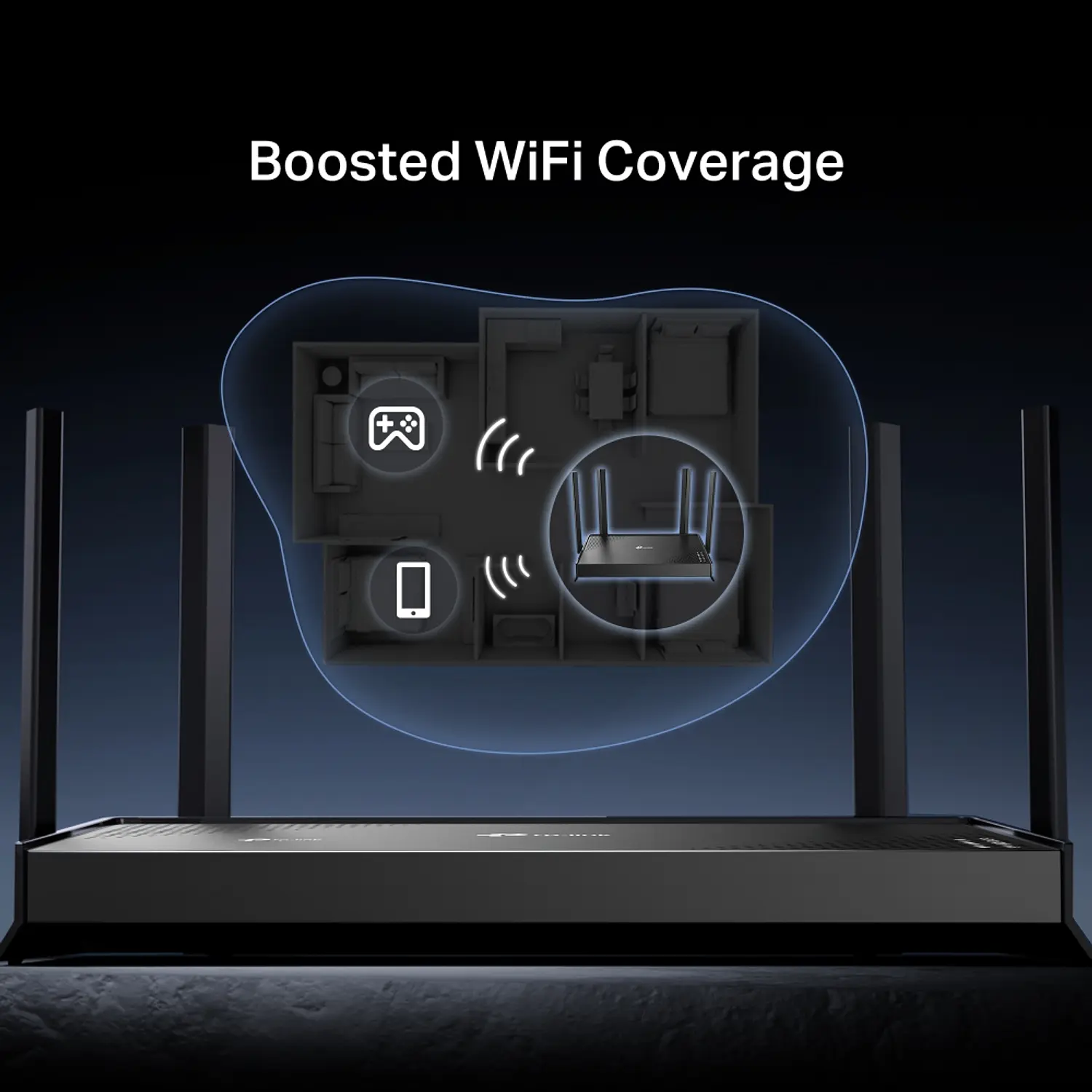 TP-Link Archer BE220 Router Wi-Fi 7 BE3600 Dual Band, 5 Puertos Gigabit, EasyMesh, HomeShield 6