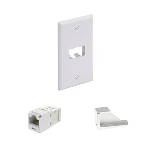 Panduit PanNet Kit CAT6, CFP2WH + CJ688TGWH + CMBWH-X Blanco