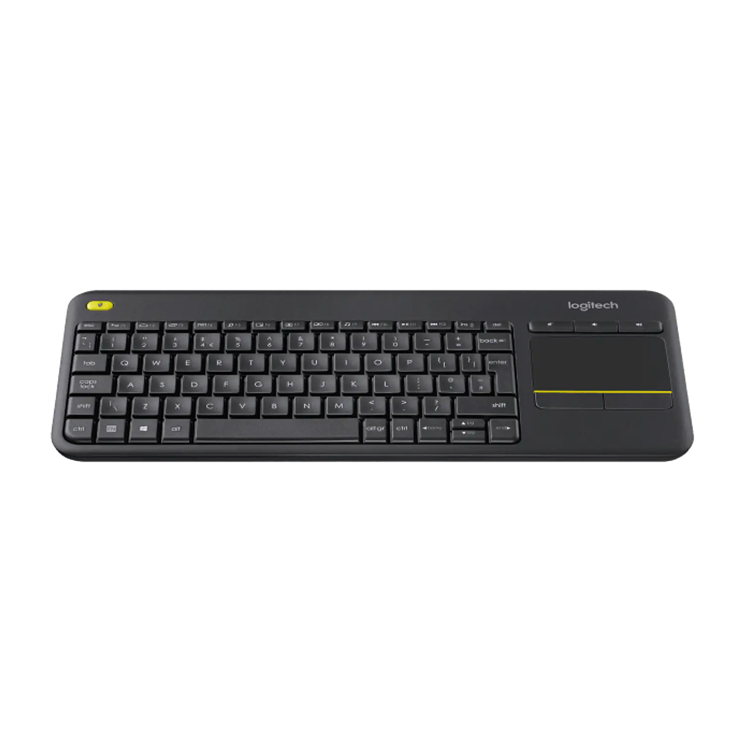 Logitech K400 Plus Teclado Inalámbrico con Touchpad, 2.4GHz, USB Unifying, 10m, Negro 2