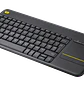 Logitech K400 Plus Teclado Inalámbrico con Touchpad, 2.4GHz, USB Unifying, 10m, Negro - Miniatura 3