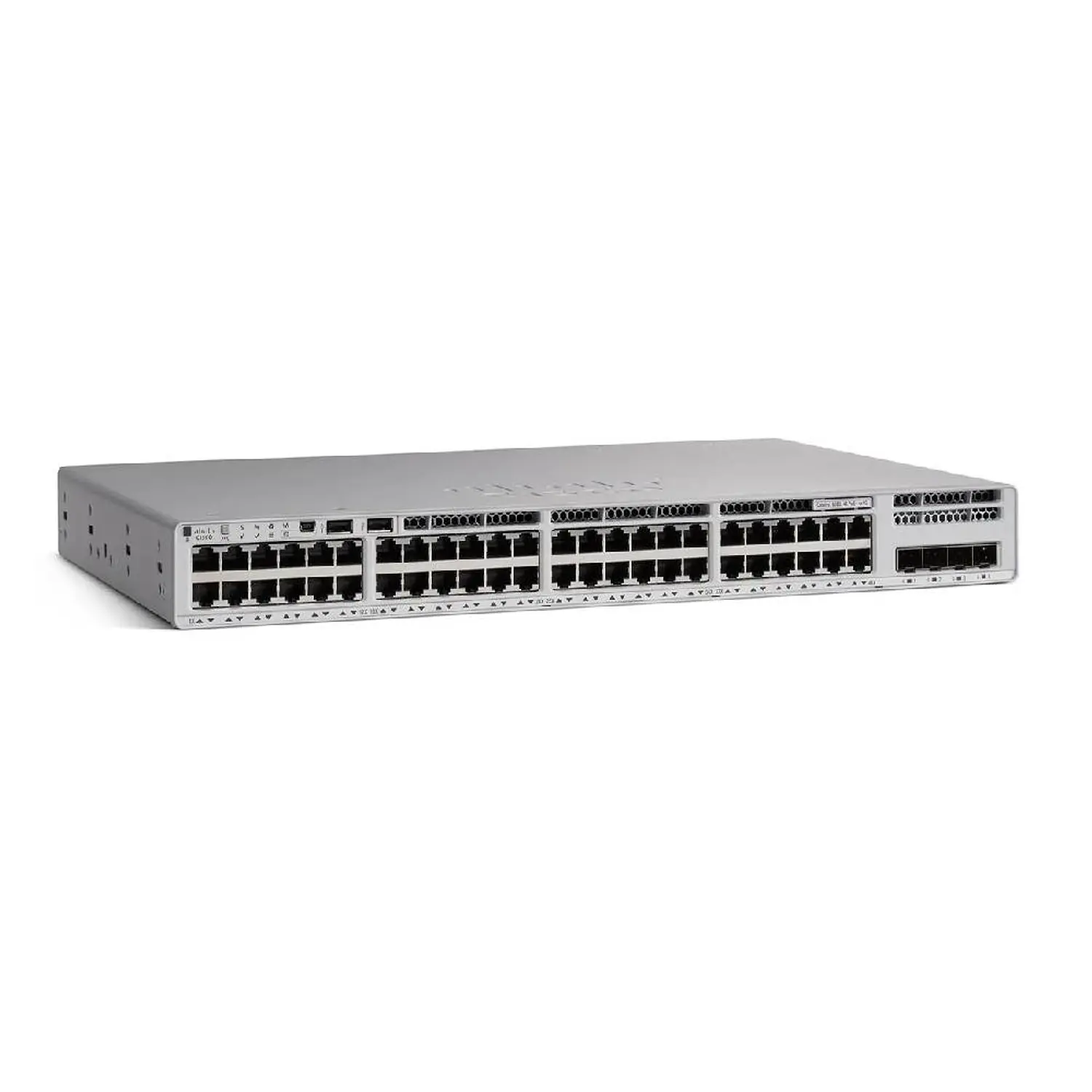 Cisco Catalyst 9200L C9200L-48P-4G-E, Conmutador L3 48 PoE+, 4 SFP, 740W 1