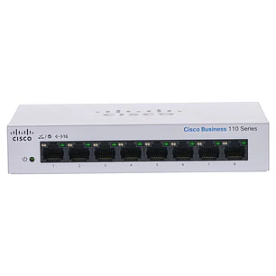 Cisco CBS110-8T-D-NA Switch Gigabit 8 Puertos, No Administrable, Plug-and-Play