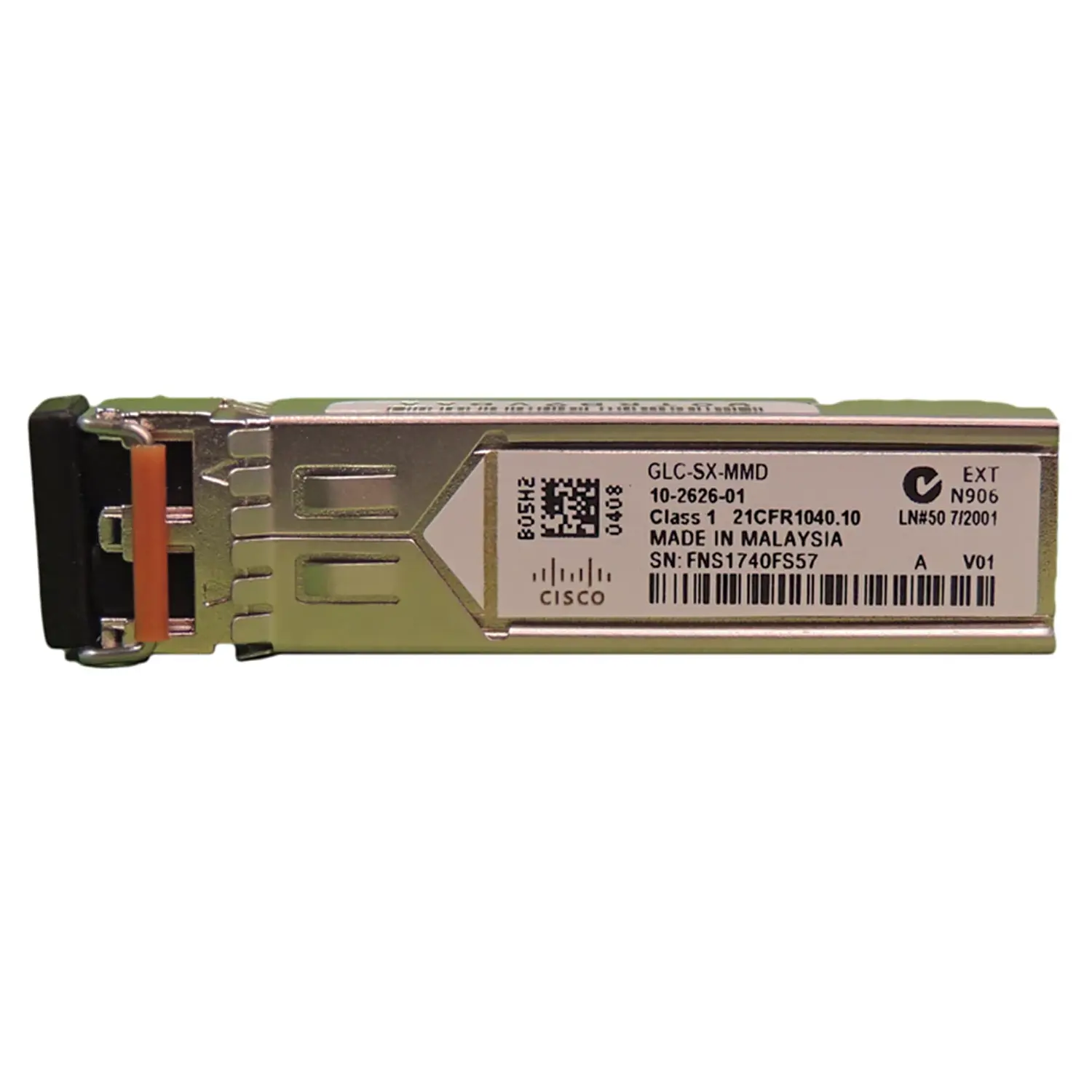 Cisco GLC-SX-MMD= Transceptor SFP 1GbE, 1000BASE-SX, MMF, 850 nm, DOM 2