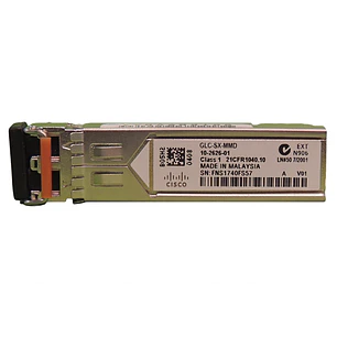 Cisco GLC-SX-MMD= Transceptor SFP 1GbE, 1000BASE-SX, MMF, 850 nm, DOM