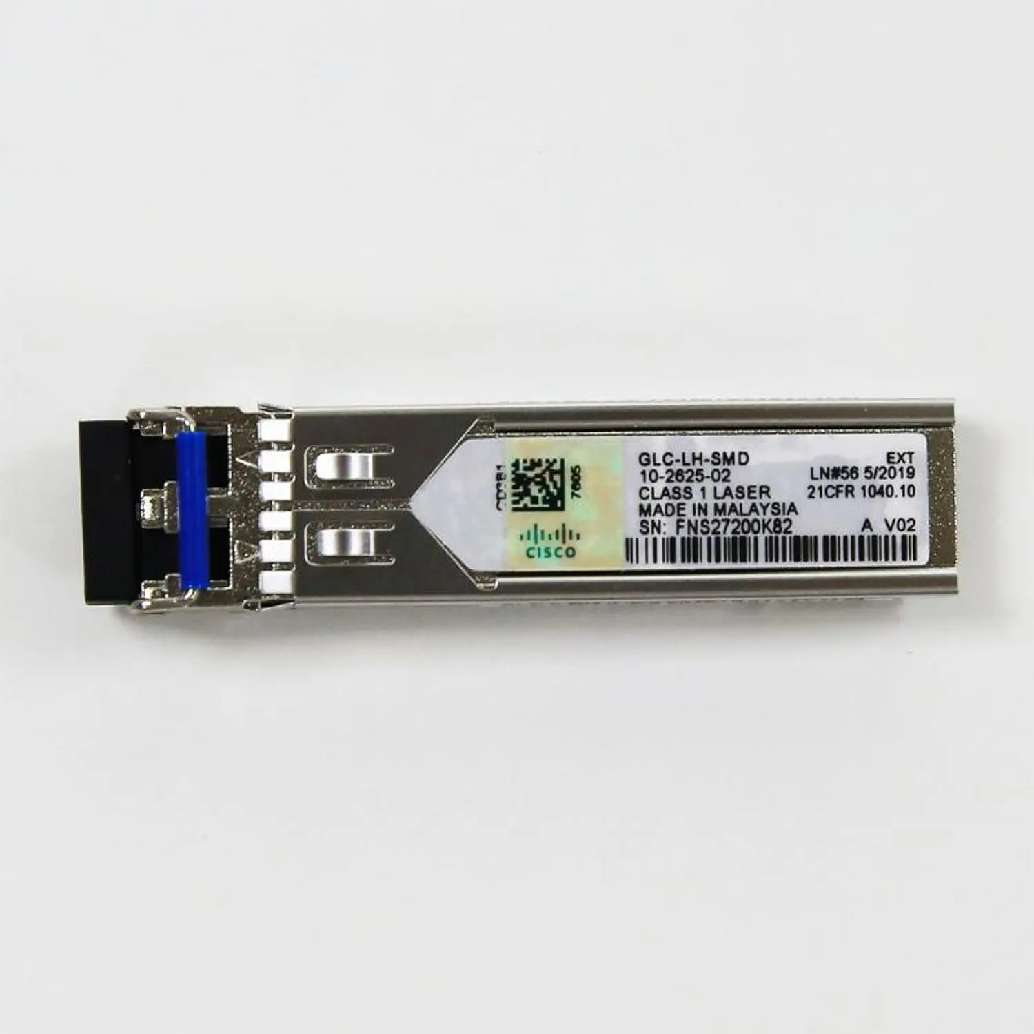 Cisco GLC-LH-SMD= Transceptor SFP 1GbE, 1000BASE-LX/LH, SMF/MMF, 1310 nm, DOM 2