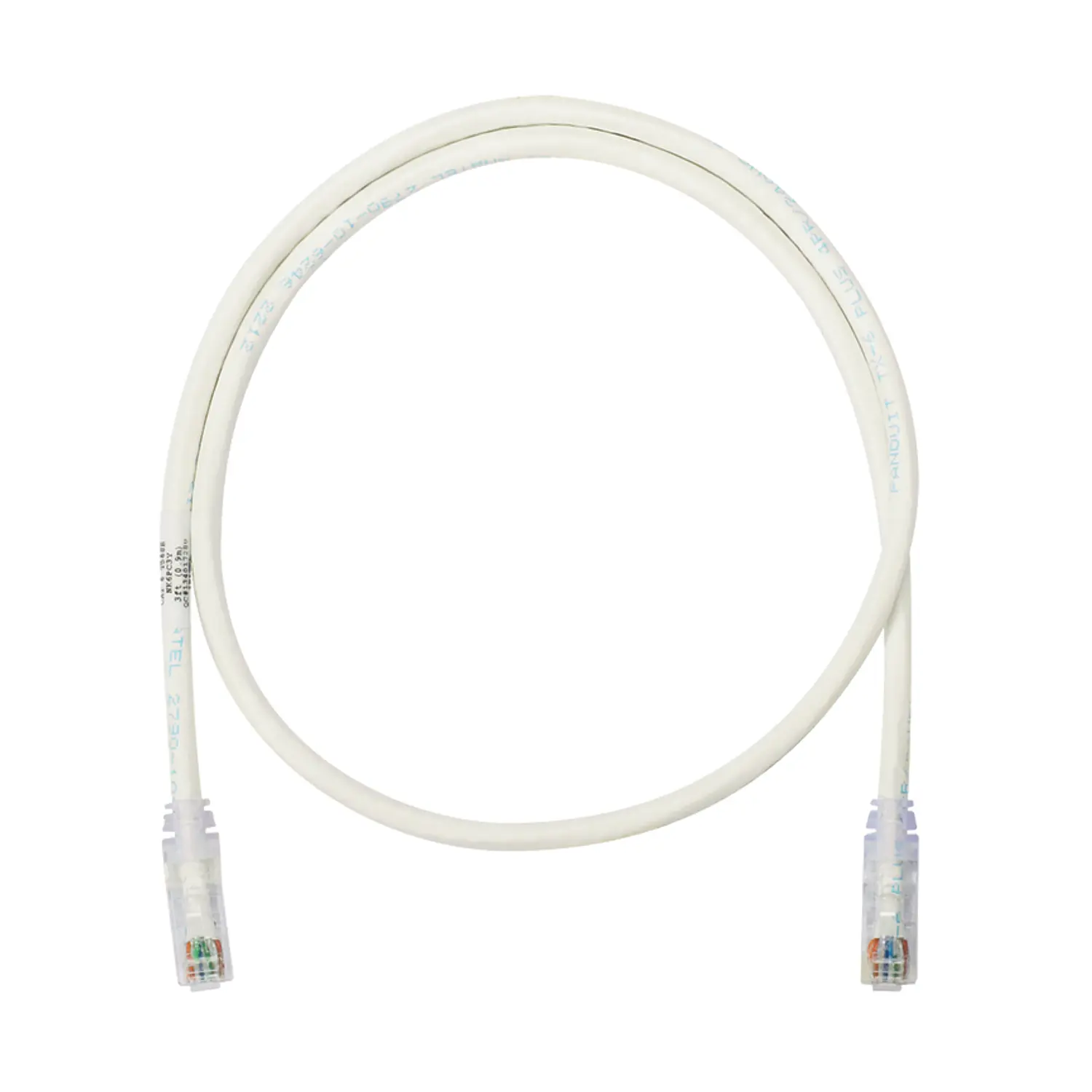 Panduit NK6PC3Y NetKey Cable de Red RJ45 Cat6 UTP, 24AWG, 91.4cm, Blanco 2