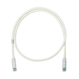 Panduit NK6PC3Y NetKey Cable de Red RJ45 Cat6 UTP, 24AWG, 91.4cm, Blanco