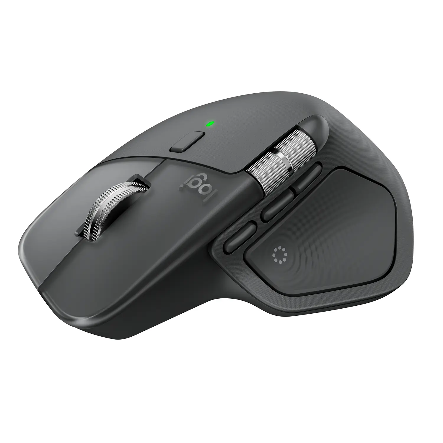 Logitech MX Master 4 Mouse Inalámbrico Ergonómico, 8000 DPI, Bluetooth, MagSpeed, Grafito 2